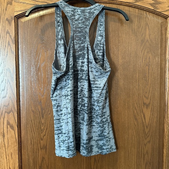 Next Level Apparel Patriotic Tank Top Jets USA Gray Racerback Women's - Picture 3 of 4